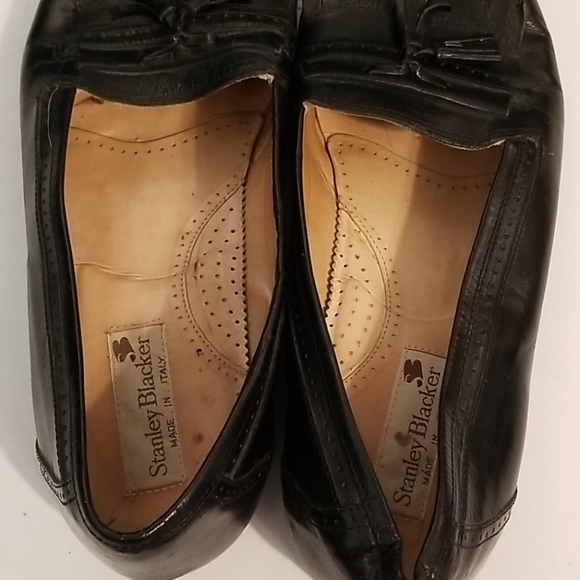 Stanley Blacker Men's Leather loafers with tassel - Picture 6 of 6